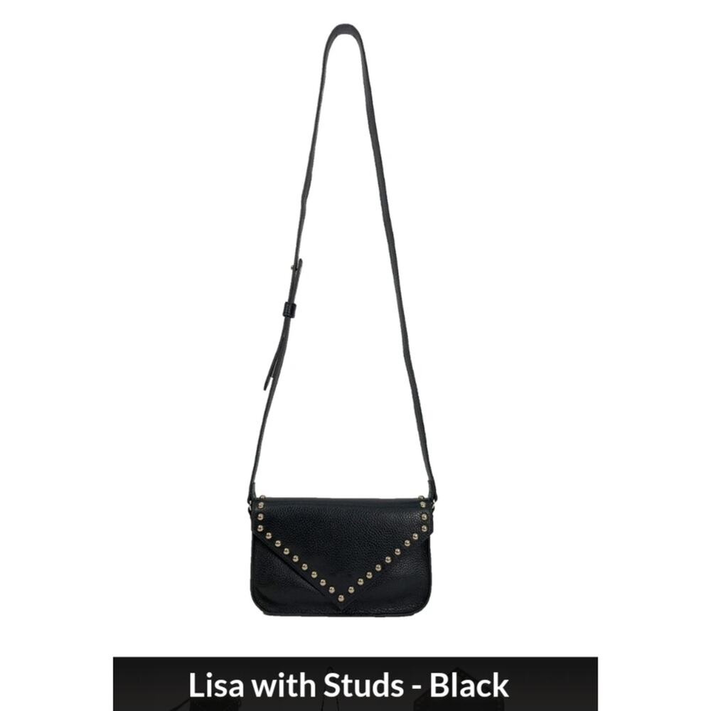 btb Los Angeles Lisa Studded Black Crossbody - Picture 3 of 16